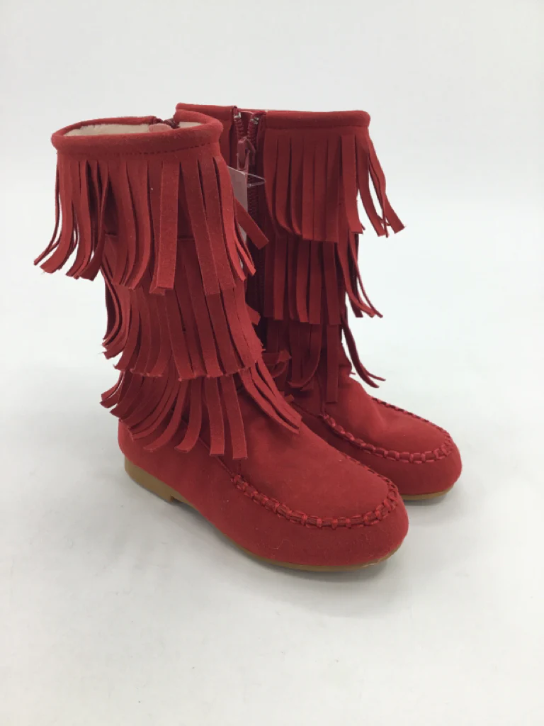Liv & Mia Child Size 8 Toddler Red Boots