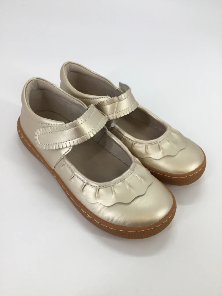 Livie & Luca Child Size 3 Youth Gold Dress Shoes