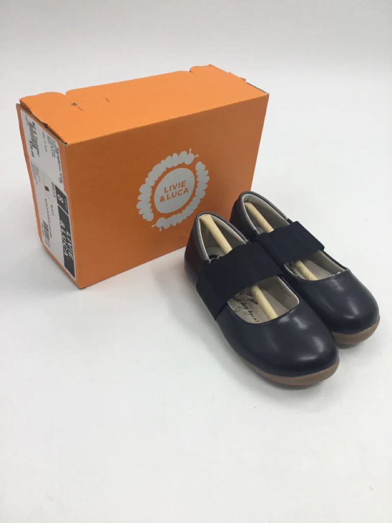 Livie & Luca Child Size 8 Toddler Black Dress Shoes