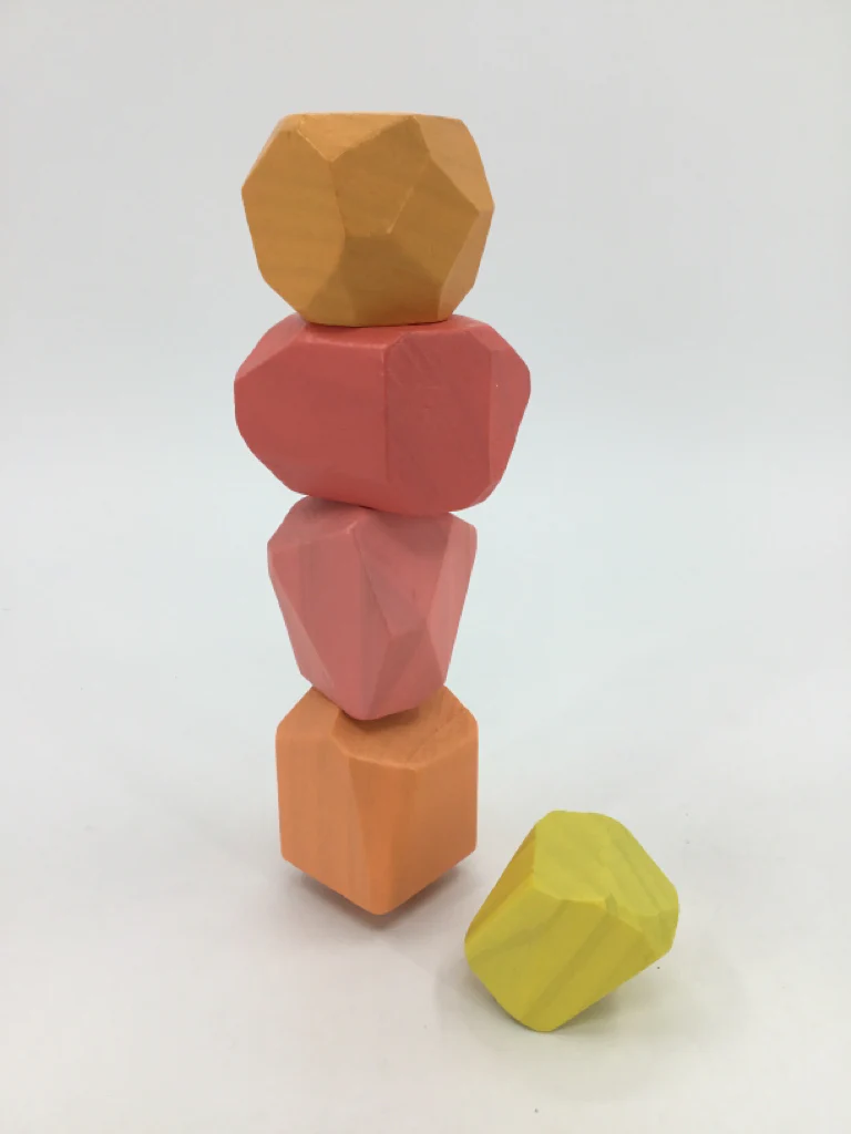 Lovevery Wood Stacking Boulders