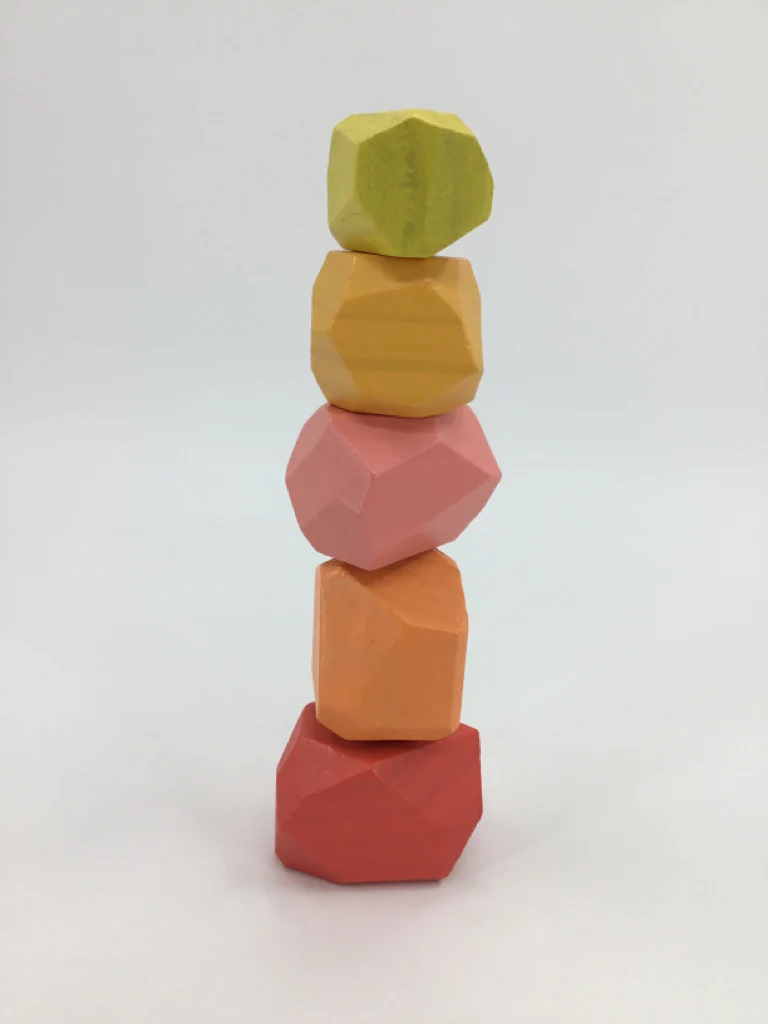 Lovevery Wood Stacking Boulders