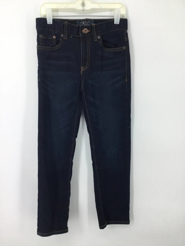 Lucky Brand Child Size 10 Blue Solid Jeans - boys