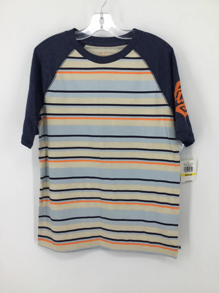 Lucky Brand Child Size 8 Blue Stripe T-shirt - boys