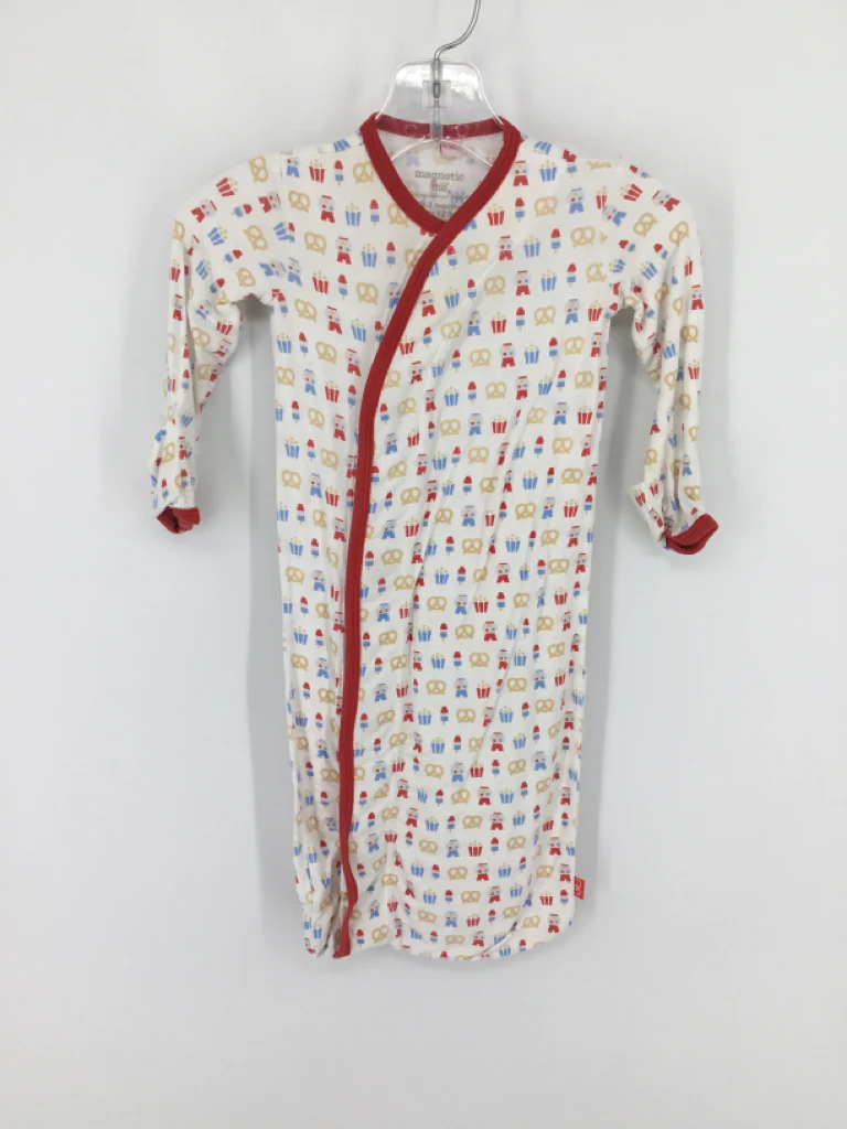 Magnetic Me Child Size 0-3 Months Red Stars & Stripes Sleeper