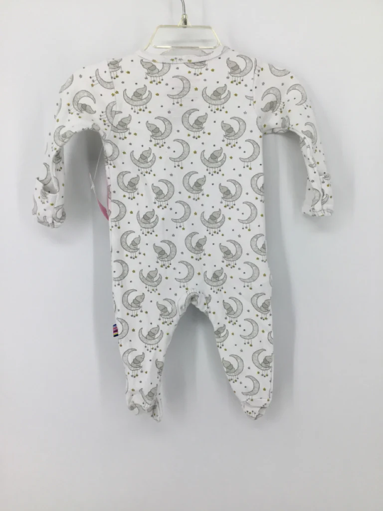 Magnetic Me Child Size 0-3 Months White Sleepers - Image 2