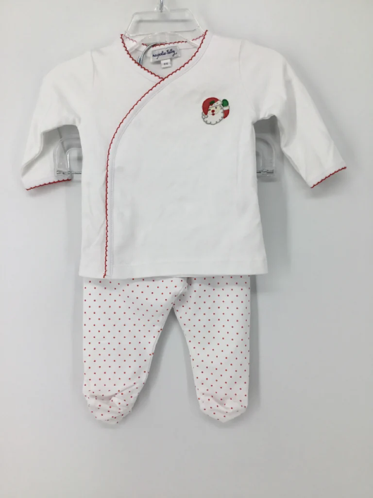 Magnolia Baby Child Size 6 Months White Christmas Outfit