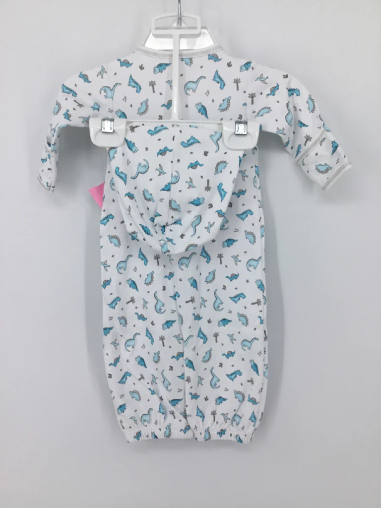 Magnolia Baby Child Size Newborn White Sleepers - Image 2