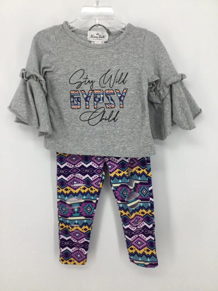 Marie Nicole Child Size 12-18 Months Gray Outfit - girls