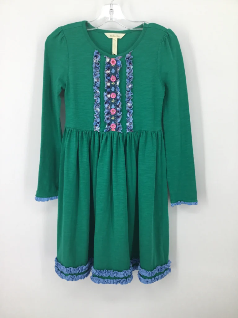 Matilda Jane Clothing Child Size 8 Green Dress - girls