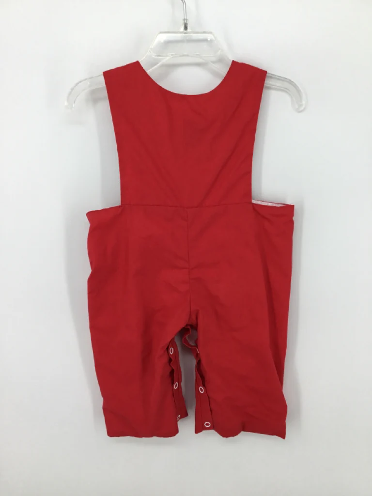 Max J Child Size 6 Months Red Christmas Outfit - Image 2