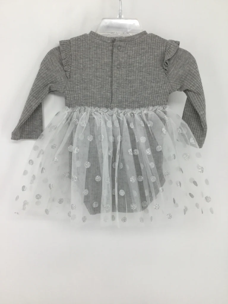 Mayoral Child Size 6 Months Gray Dress - girls - Image 2