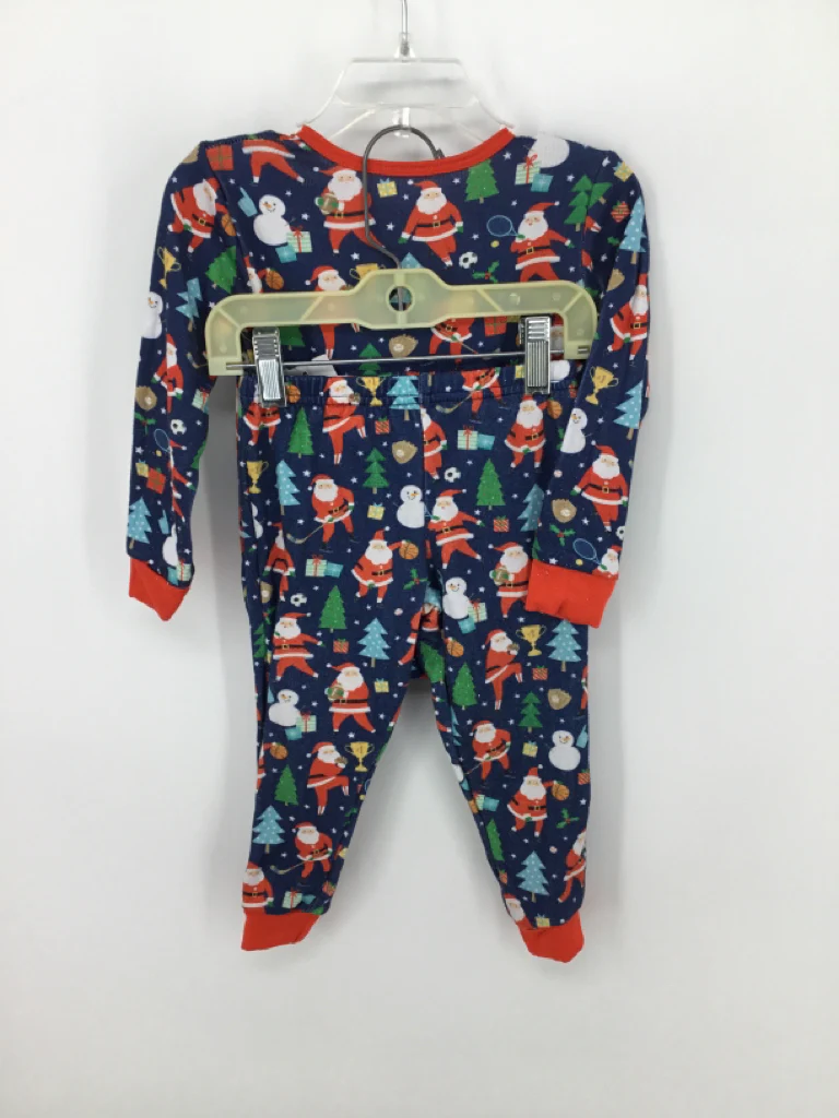 Mea & Co Child Size 2 Navy Christmas Pajamas - Image 2