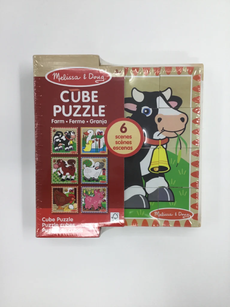 Melissa & Doug Farm Cube Puzzle