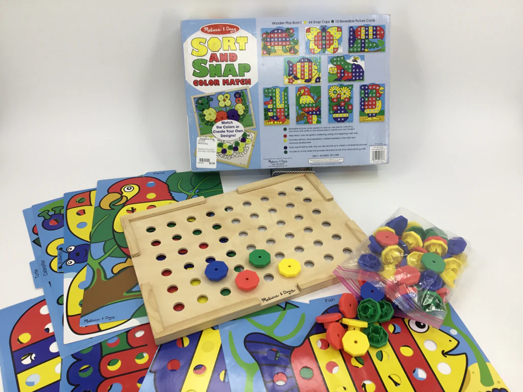 Melissa & Doug Sort and Snap Color Match