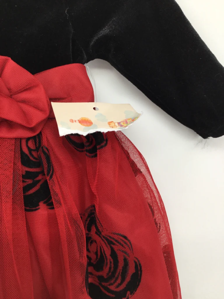 Mia & Mimi Child Size 6-9 Months Red Dress - girls - Image 2