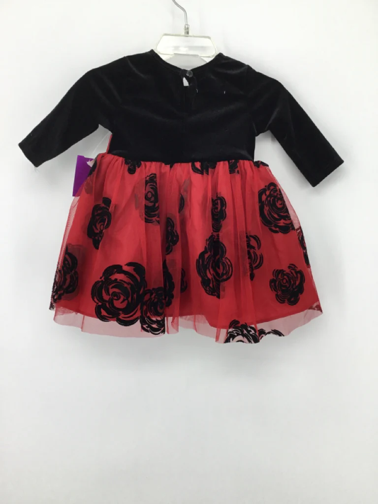 Mia & Mimi Child Size 6-9 Months Red Dress - girls - Image 3