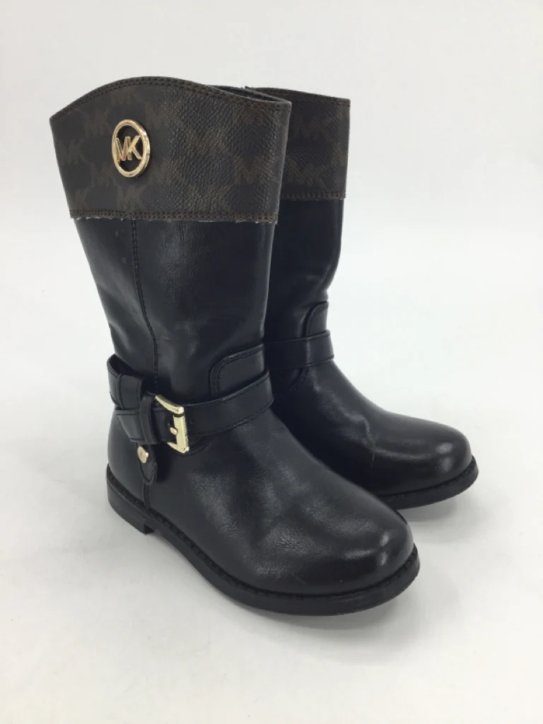Micheal Kors Child Size 8 Toddler Black Boots