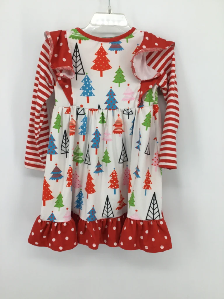 Millie Loves Lily Child Size 3 Red Christmas Dress - Image 2