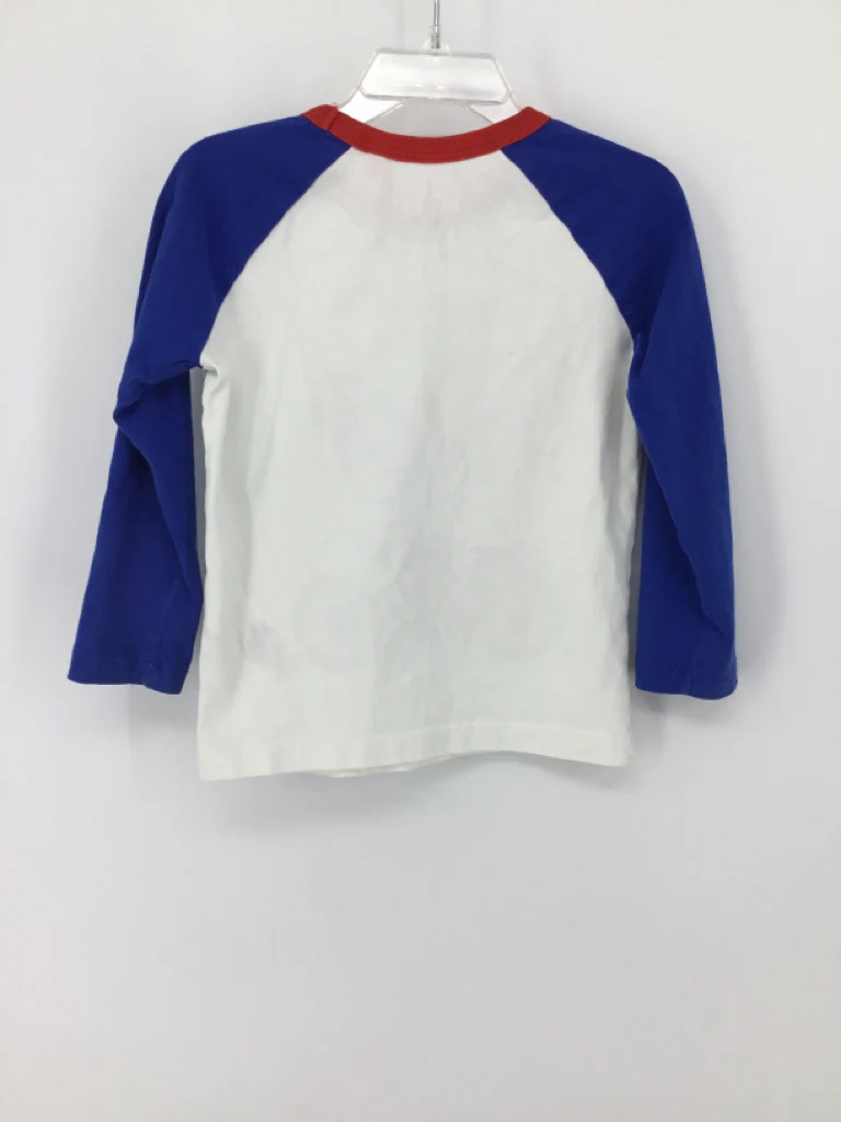 Mini Boden Child Size 2 Blue screen printed T-shirt - boys - Image 2