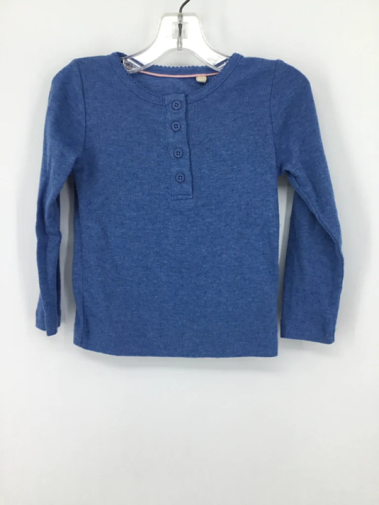 Mini Boden Child Size 2 Blue Shirt - girls