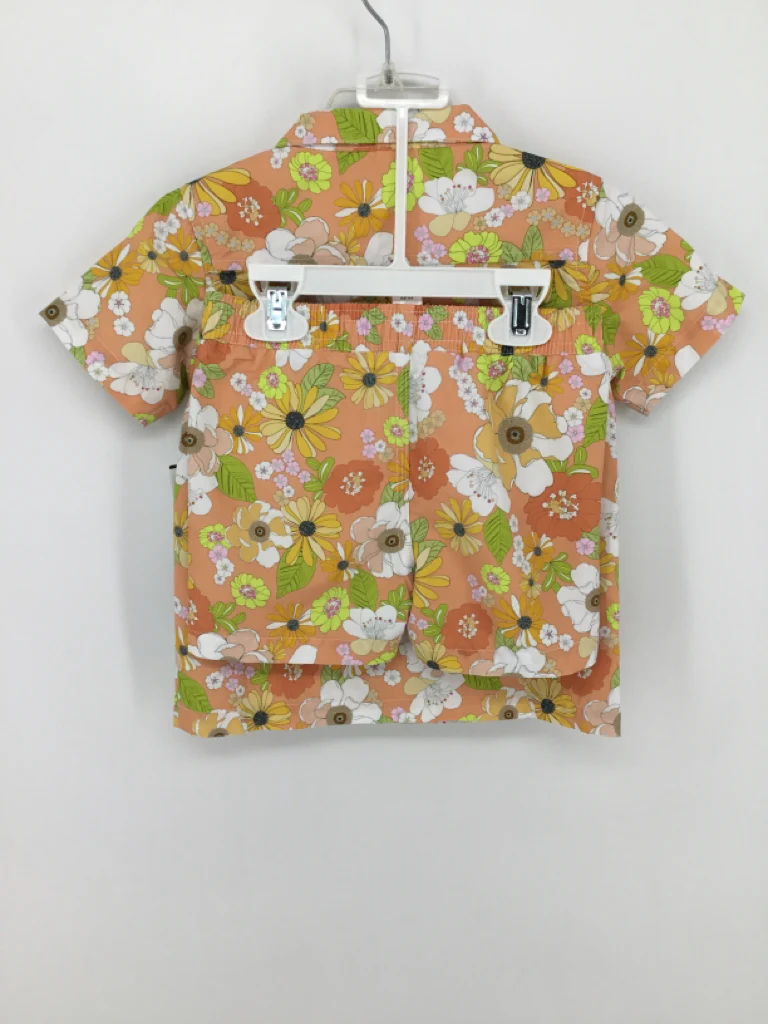 Minny Wet Child Size 5 Orange Print Swimwear - boys - Image 3
