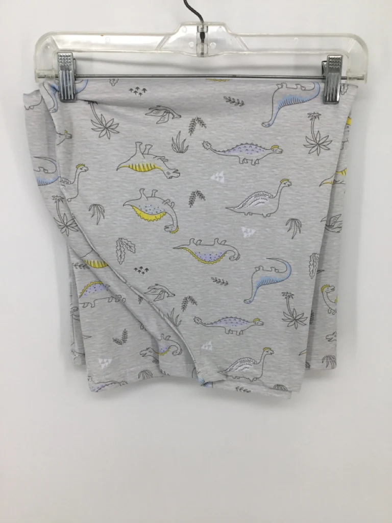 Modern Baby Gray Dinosaur Nursing Cover - Image 2