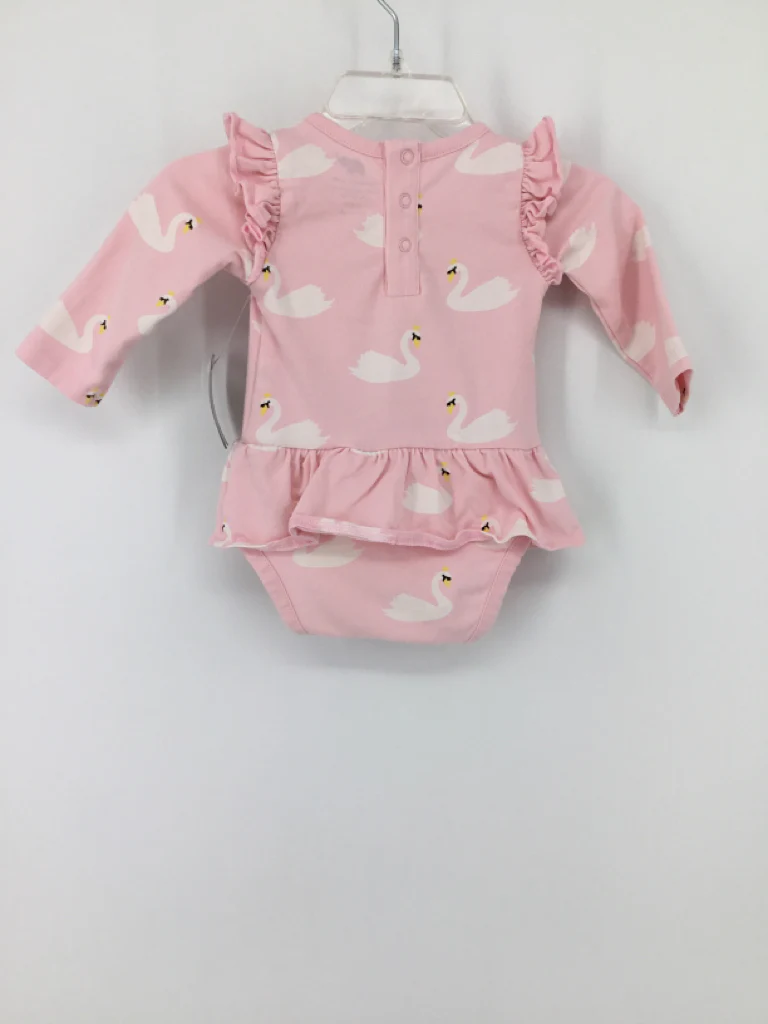 Monica + Andy Child Size 0-3 Months Pink Onesie - Image 2