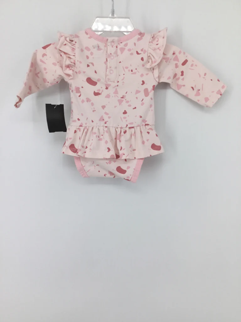 Monica + Andy Child Size 0-3 Months Pink Onesie - Image 2