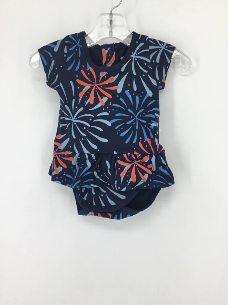Monica + Andy Child Size 3-6 Months Blue Stars & Stripes Outfit