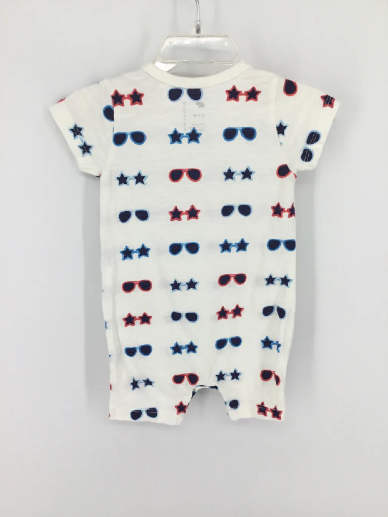 Monica + Andy Child Size 3-6 Months Emerald Stars & Stripes Outfit - Image 2