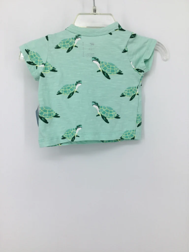Monica + Andy Child Size 3-6 Months Green Print T-shirt - boys - Image 2