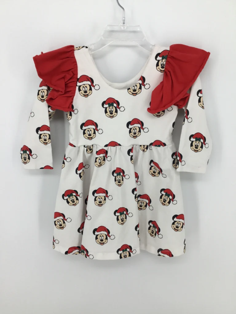 Monica + Andy + Disney Child Size 2 Red Christmas Dress - Image 2