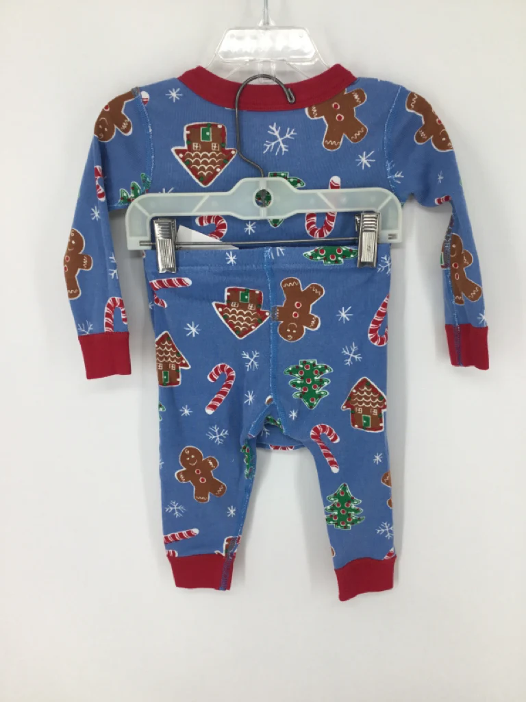 Moon & Back by Hanna Andersson Child Size 18-24 Months Blue Christmas Pajamas - Image 2