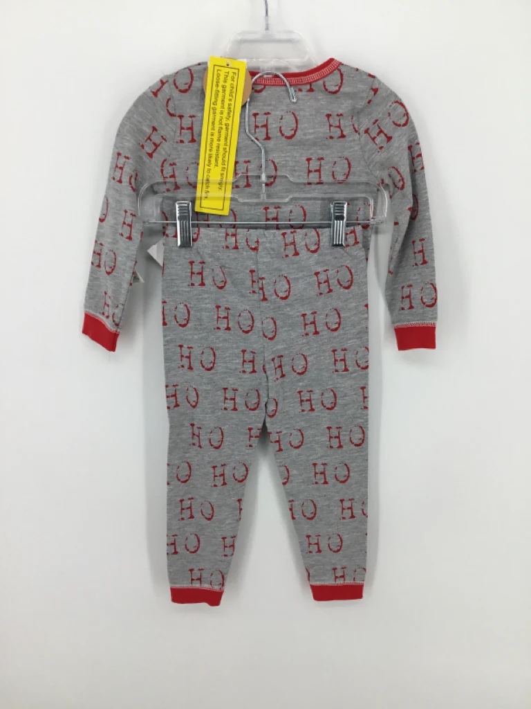 Mudpie Child Size 24 Months Gray Christmas Pajamas - Image 3
