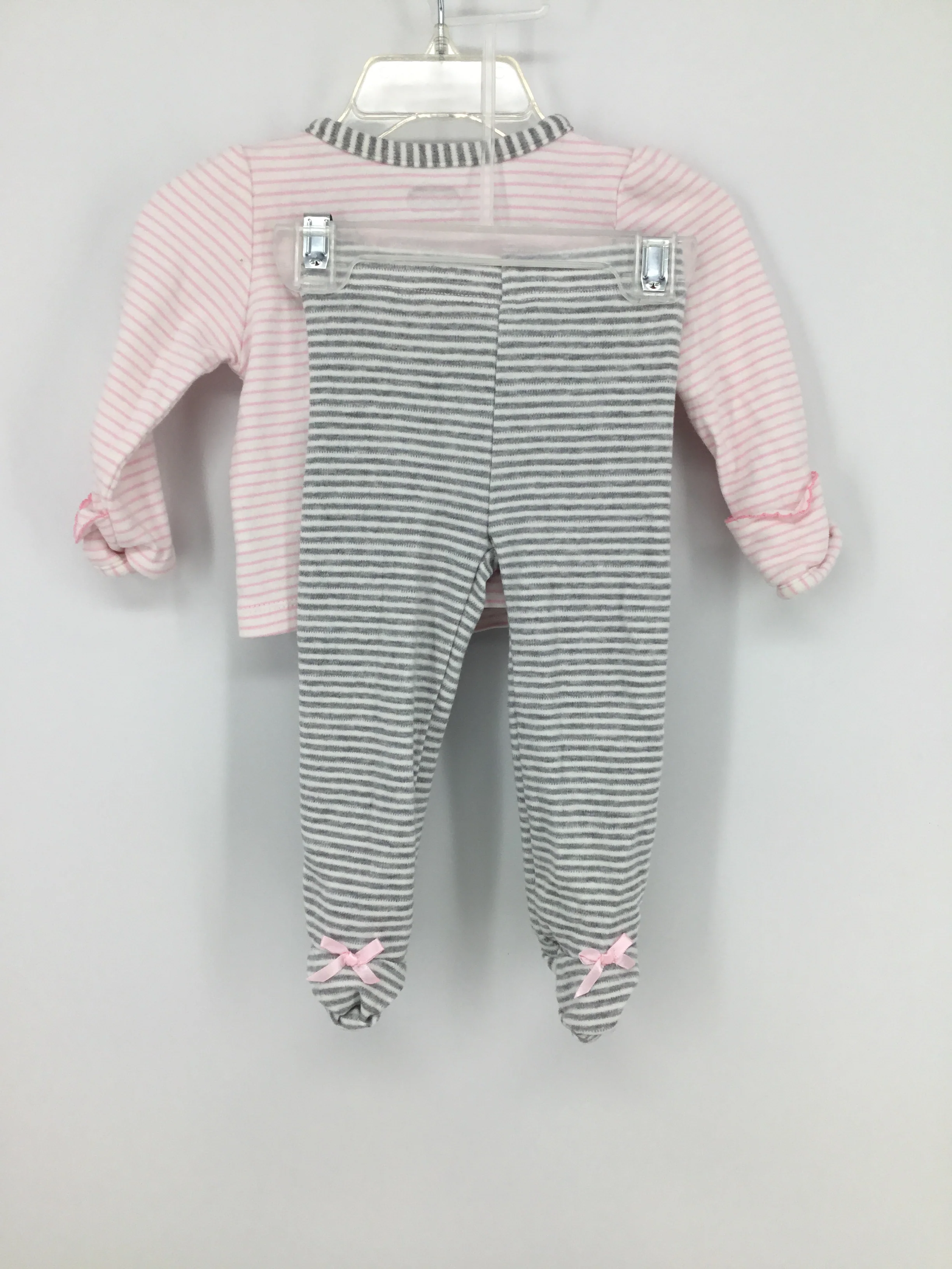 Mudpie Child Size 3-6 Months Pink Valentine's Day Outfit - Image 2