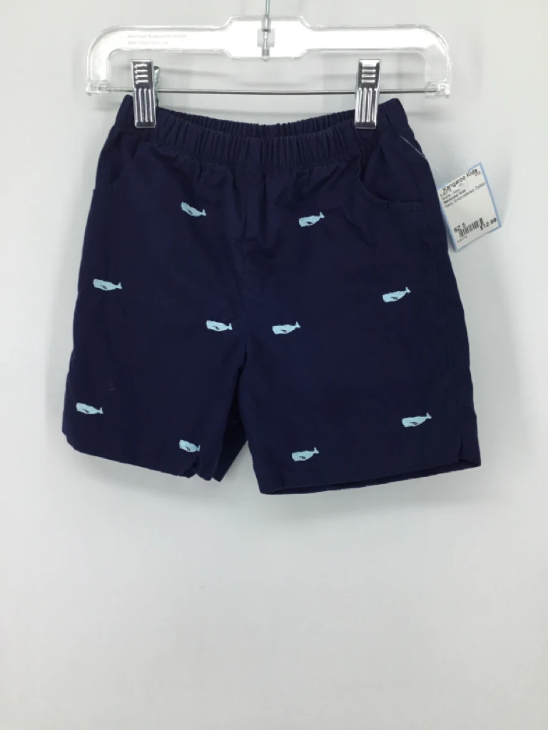 Nantucket Kids Child Size 5 Navy Embroidered Shorts - boys