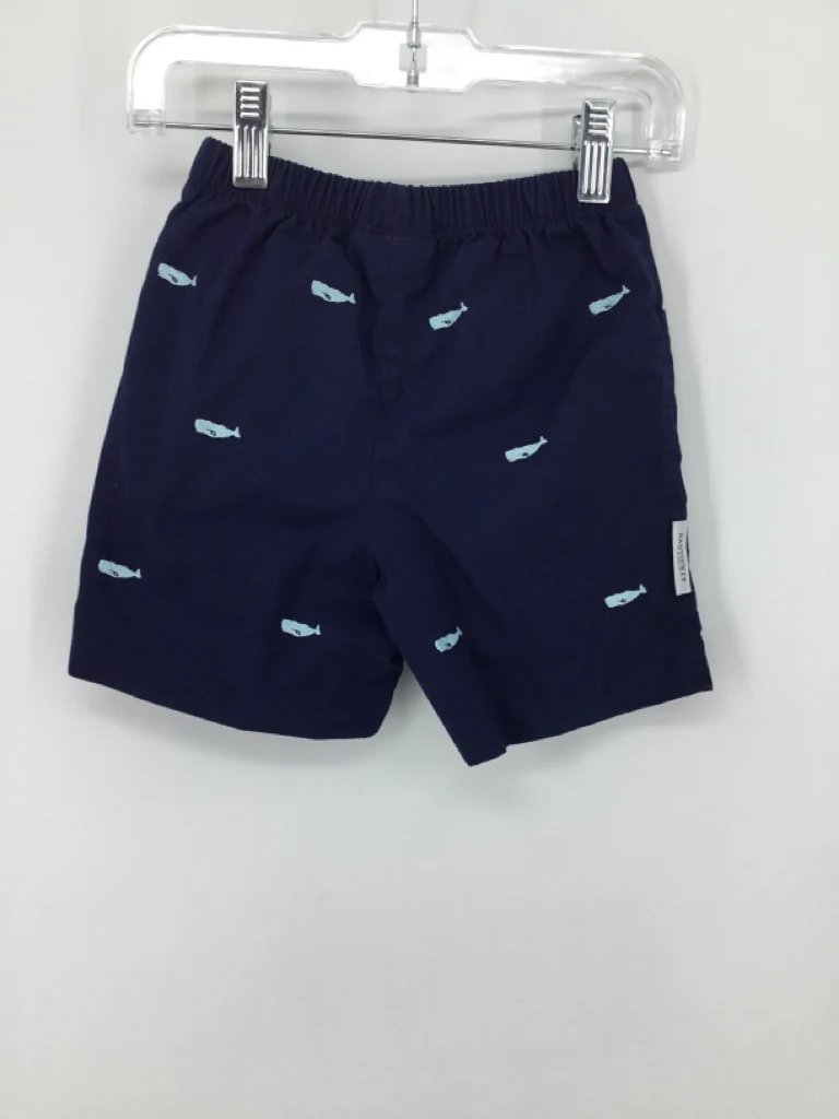 Nantucket Kids Child Size 5 Navy Embroidered Shorts - boys - Image 2