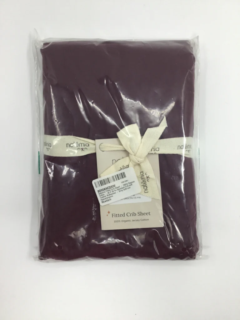 Natemia Burgundy Crib Sheet