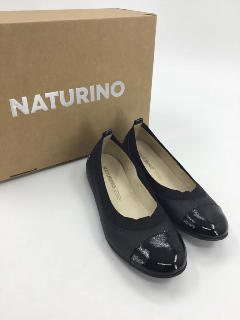 Naturino Child Size 3 Youth Black Dress Shoes