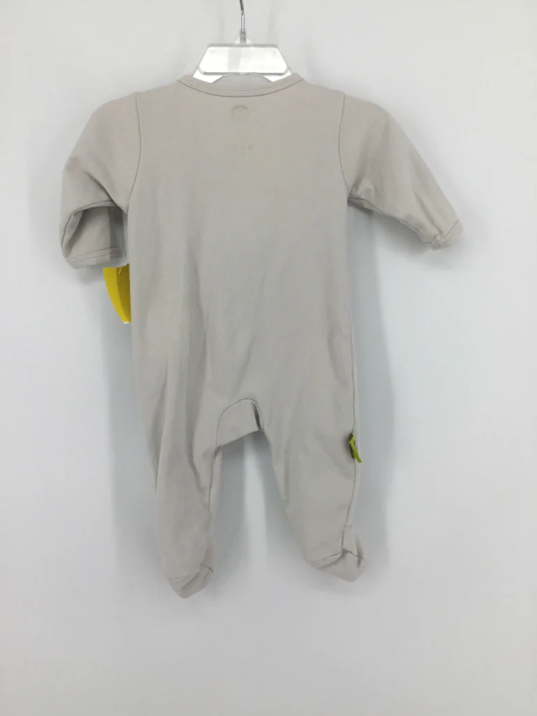 Nested Bean Child Size 3-6 Months Gray Sleepers - Image 2