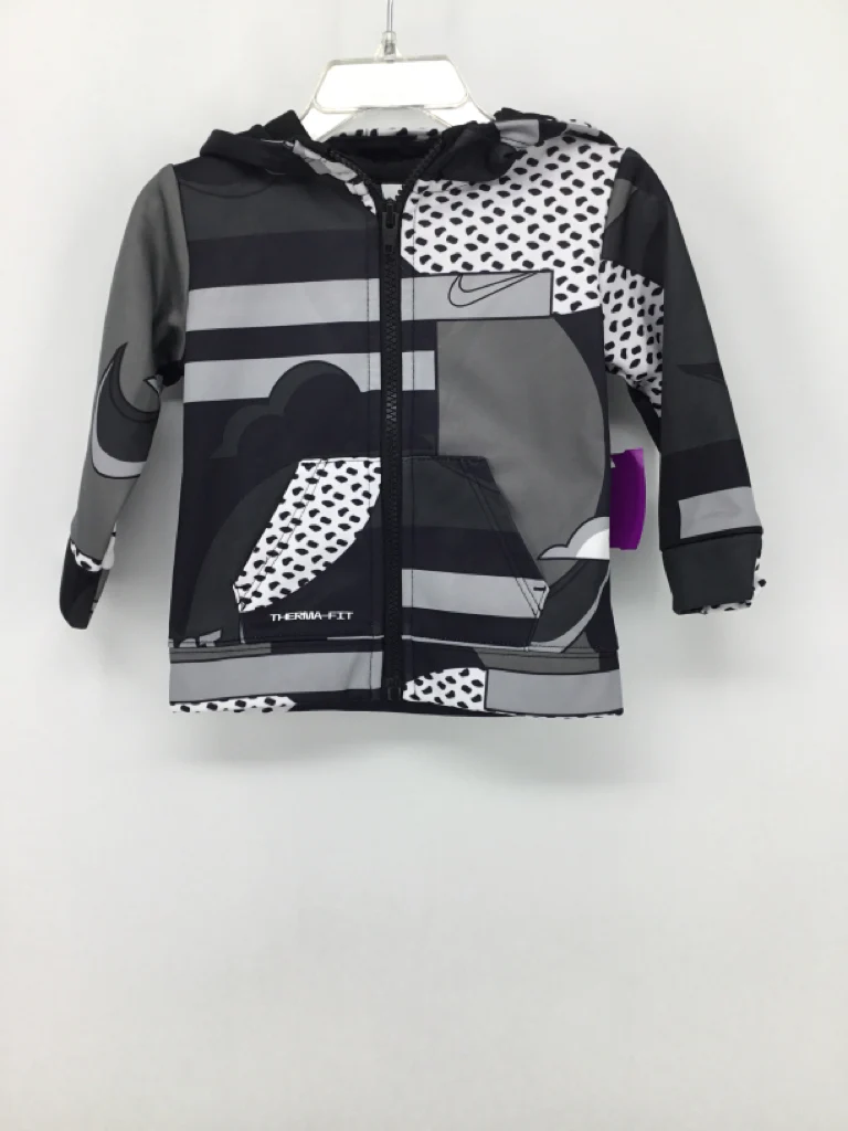 Nike Child Size 12 Months Black Print Hoodie - boys