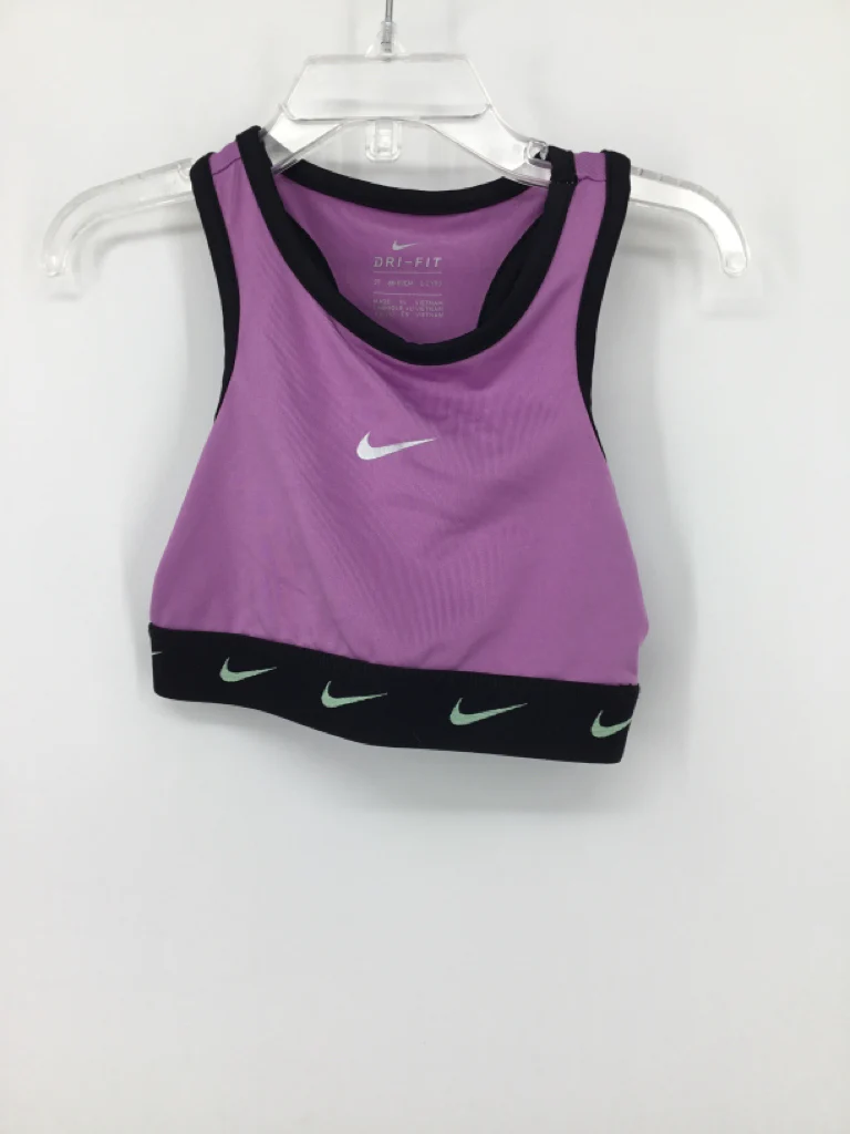 Nike Child Size 2 Purple Sports Bra - girls