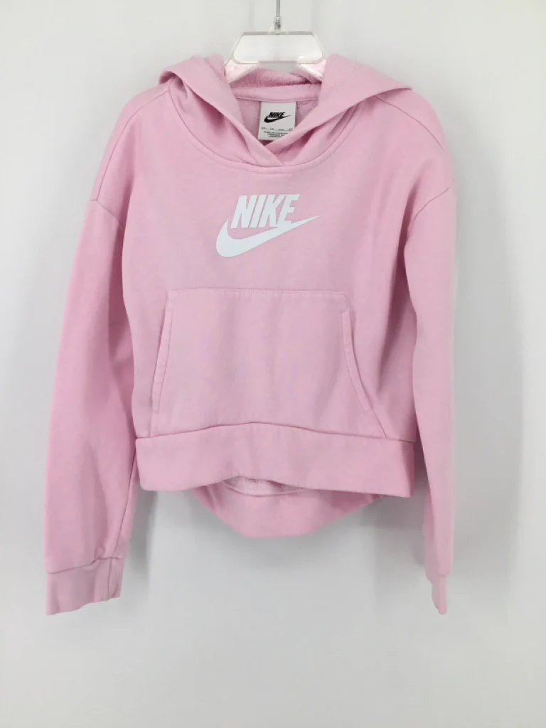 Nike Child Size 7 Pink Sweatshirt - girls