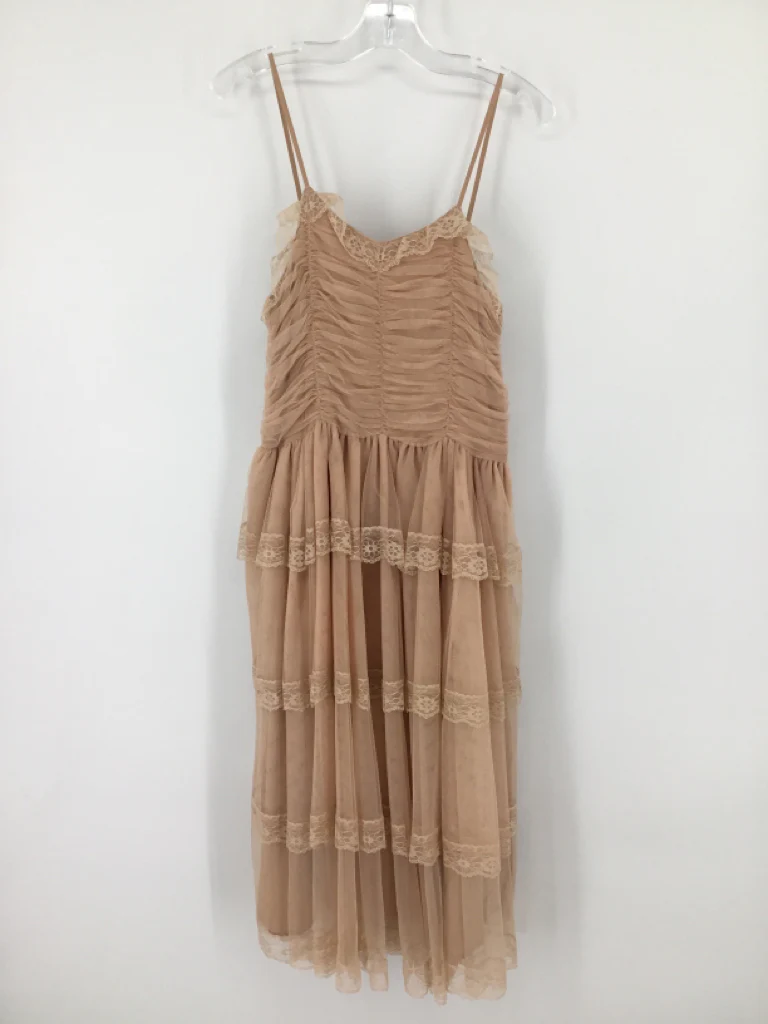 Noralee Child Size 10 Beige Dress - girls