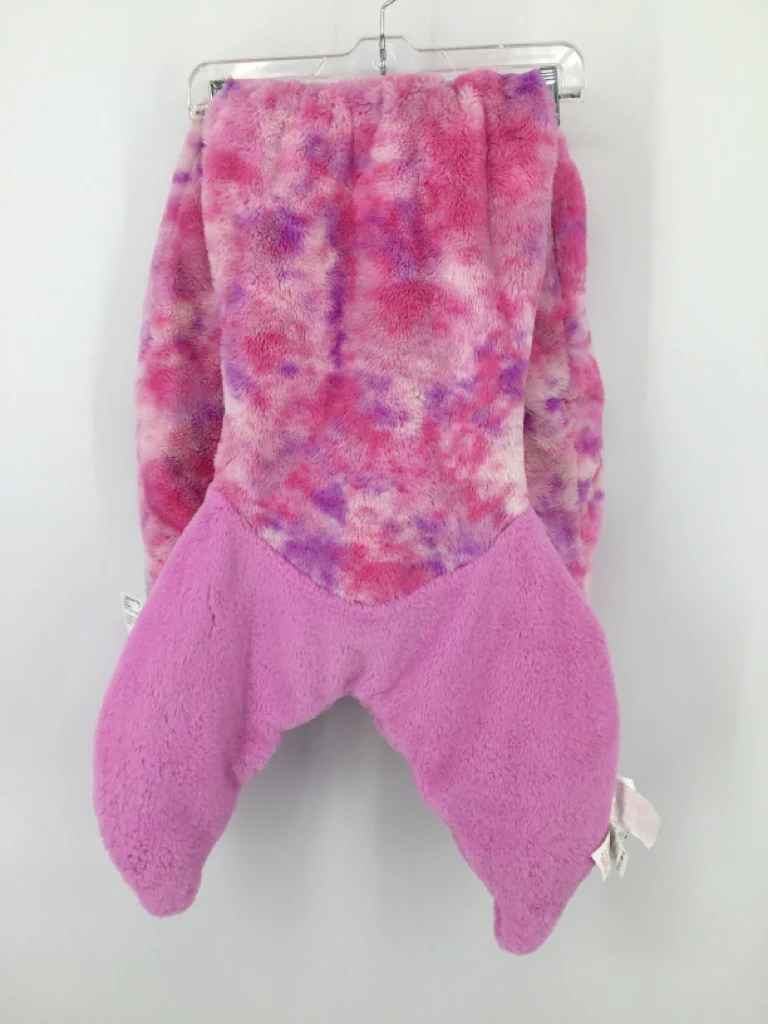 Novogratz Pink Tye Dye Mermaid Tail Blanket