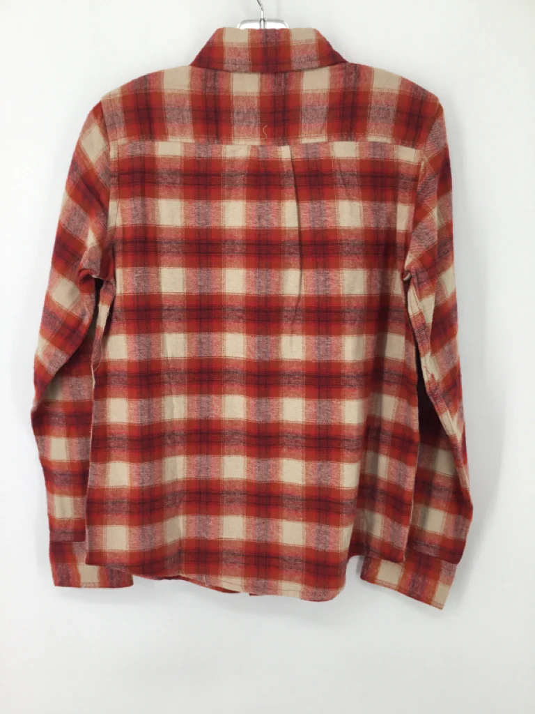 Ocean & Coast Child Size 10 Red Plaid Shirt - boys - Image 3