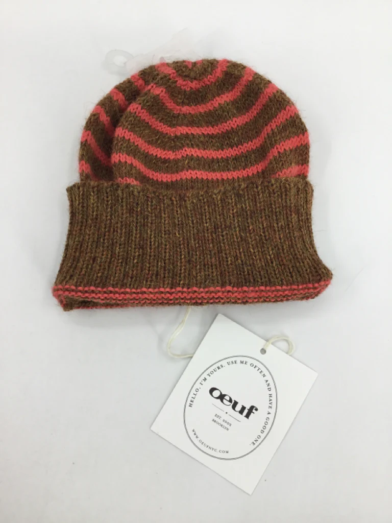 Oeuf Child Size 6-12 Months Brown Hats - girls