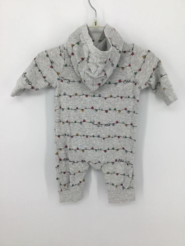 Old Navy Child Size 0-3 Months Gray Christmas Outfit - Image 2