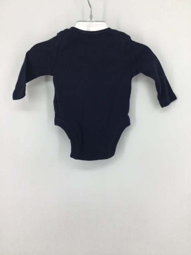 Old Navy Child Size 0-3 Months Navy Onesie - Image 2