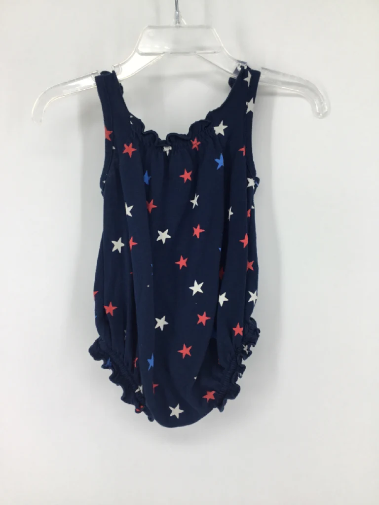 Old Navy Child Size 0-3 Months Navy Stars & Stripes Outfit - Image 2